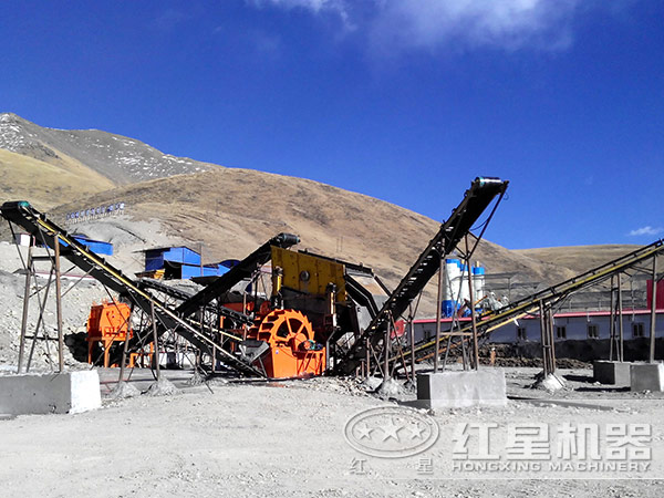 制砂生產現(xiàn)場