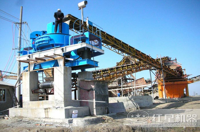 制砂機生產線現(xiàn)場實拍 制砂機生產線現(xiàn)場實拍