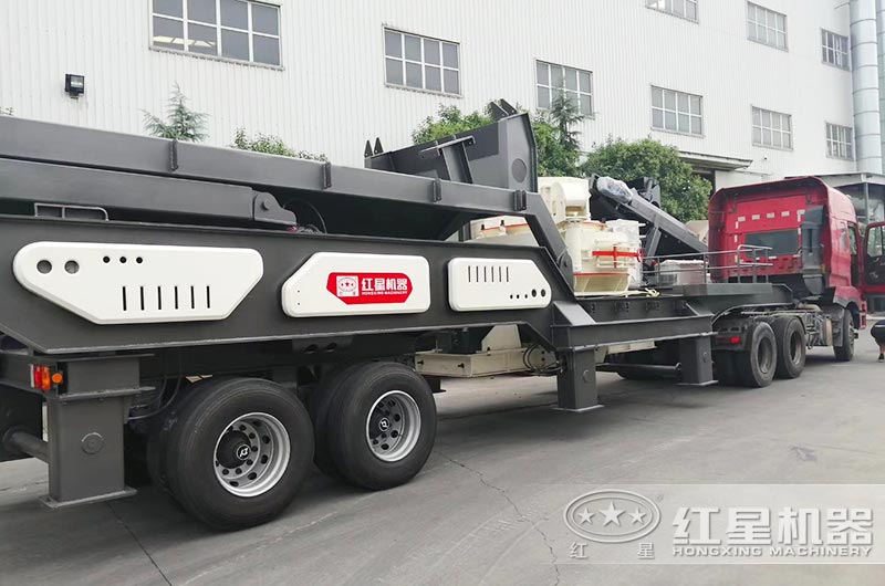 紅星移動制砂機(jī)實(shí)拍