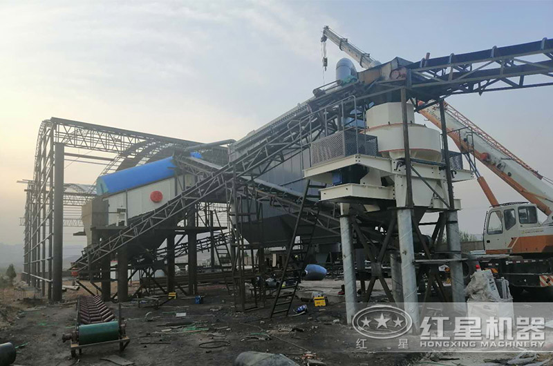沖擊式制沙設(shè)備應用生產(chǎn)現(xiàn)場