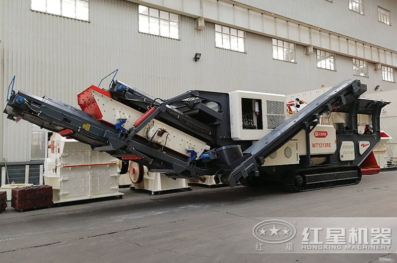 花崗巖石制砂、場地有限怎么辦？這臺移動制沙機幫你搞定