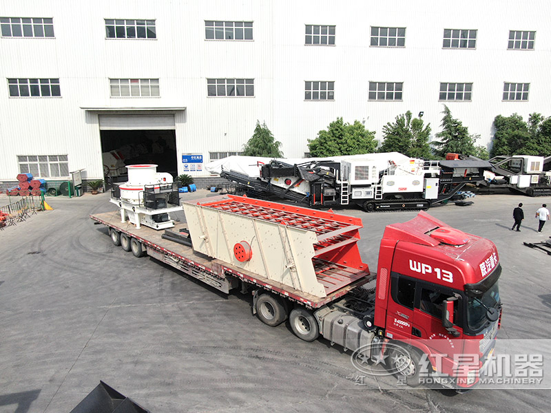 人工制砂機(jī)器車(chē)間發(fā)貨