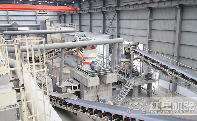 圓錐碎石機產(chǎn)量高，生產(chǎn)線必備設(shè)備