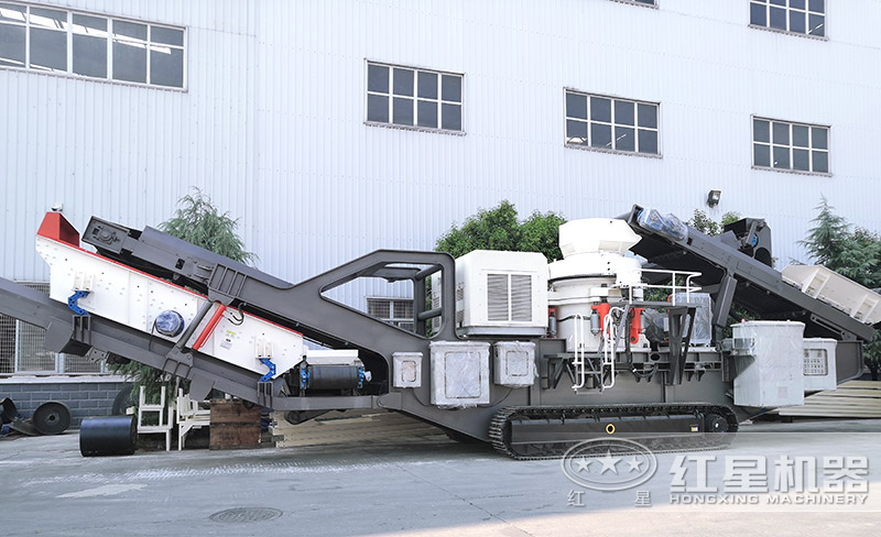 履帶圓錐破碎機(jī)，遙控移動